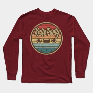 Knife Party Retro Cassette Circle Long Sleeve T-Shirt